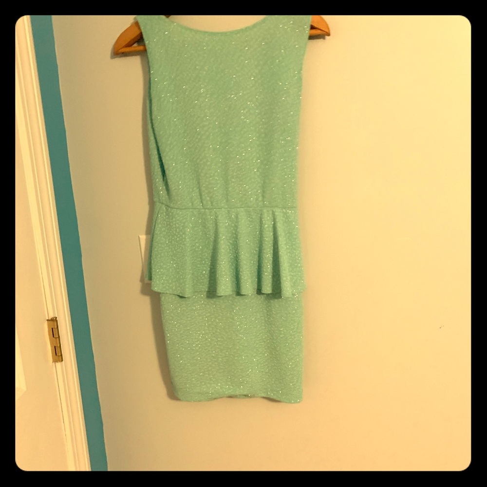 Beautiful green dress s woman